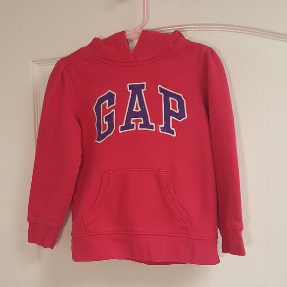 GAP Pink Hoodie Sweatshirt Purple Toddler - Picture 1 of 5